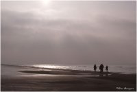 Wanderung am Strand