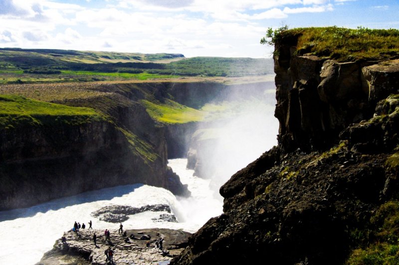 Gulfoss Wasserfall, Island